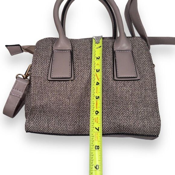 Strathurie Scotland Tweed Herringbone Handbag Purse Grey - Picture 8 of 10